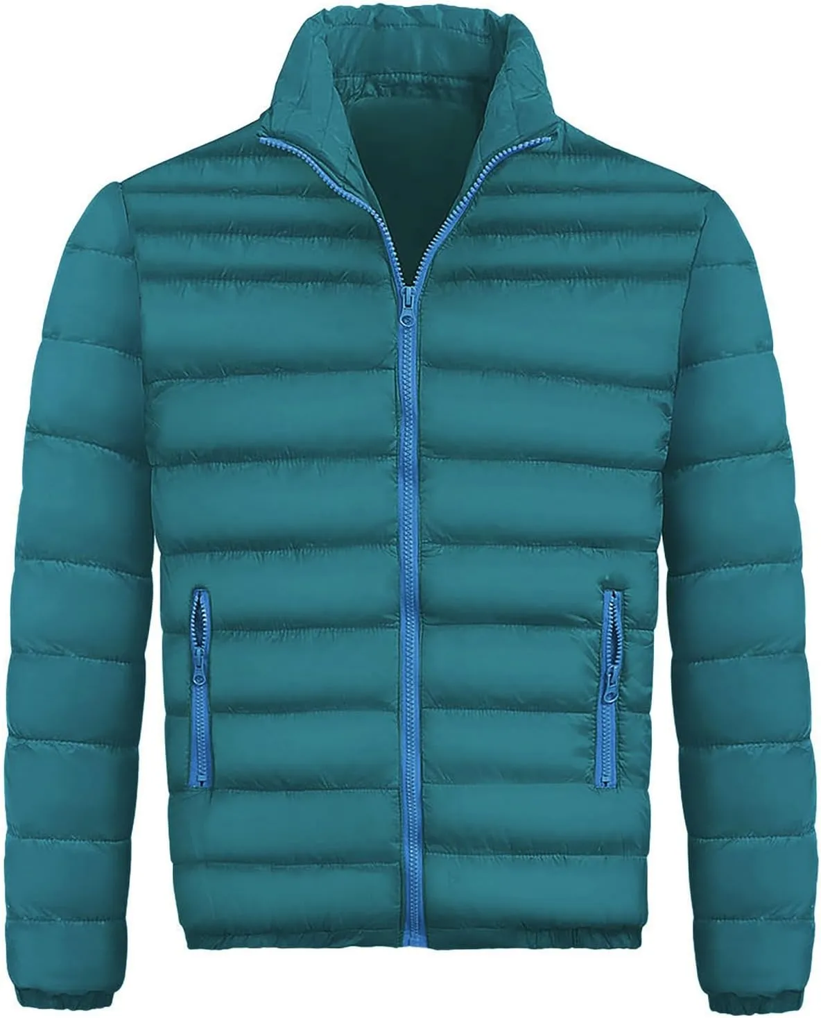 RTRDE Men's Winter Jackets Casual Windproof Down Jackets Zip Up Windbreaker Warm Padded Coats Jackets, M-2XL