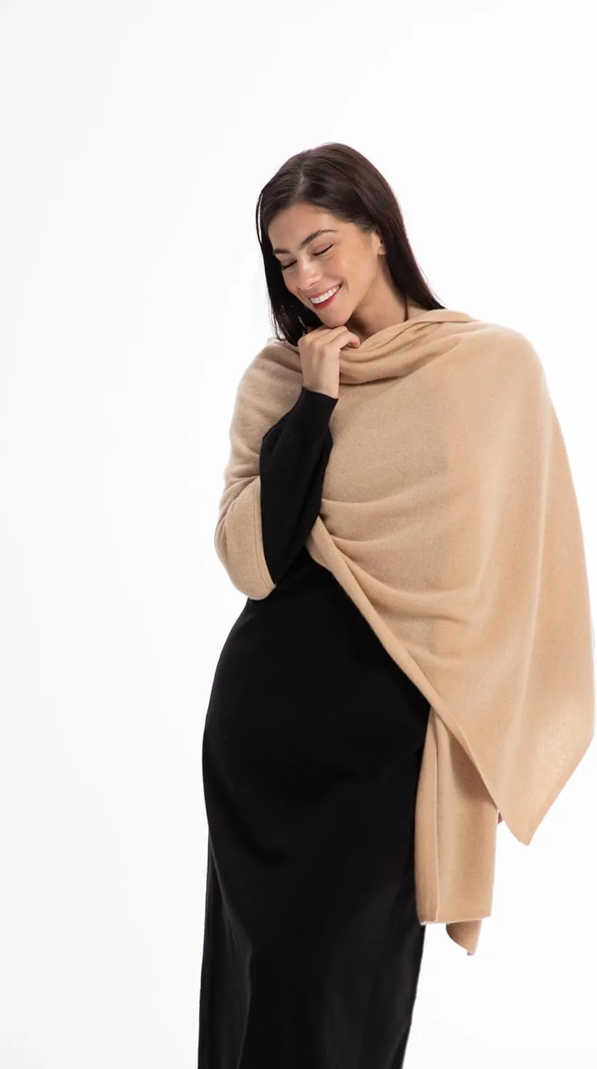 Seasons Comfort 100% Cashmere Stole, Finer, Softer, Lighter