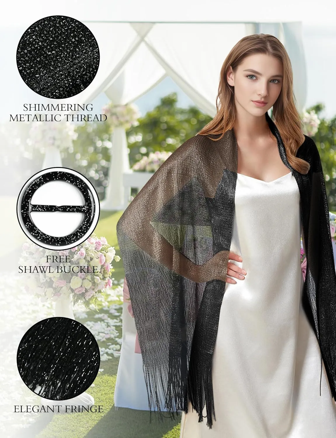Shawls and Wraps for Evening Dresses, Womens Shawls and Wraps, Dressy Shawls and Wraps for Evening Wear