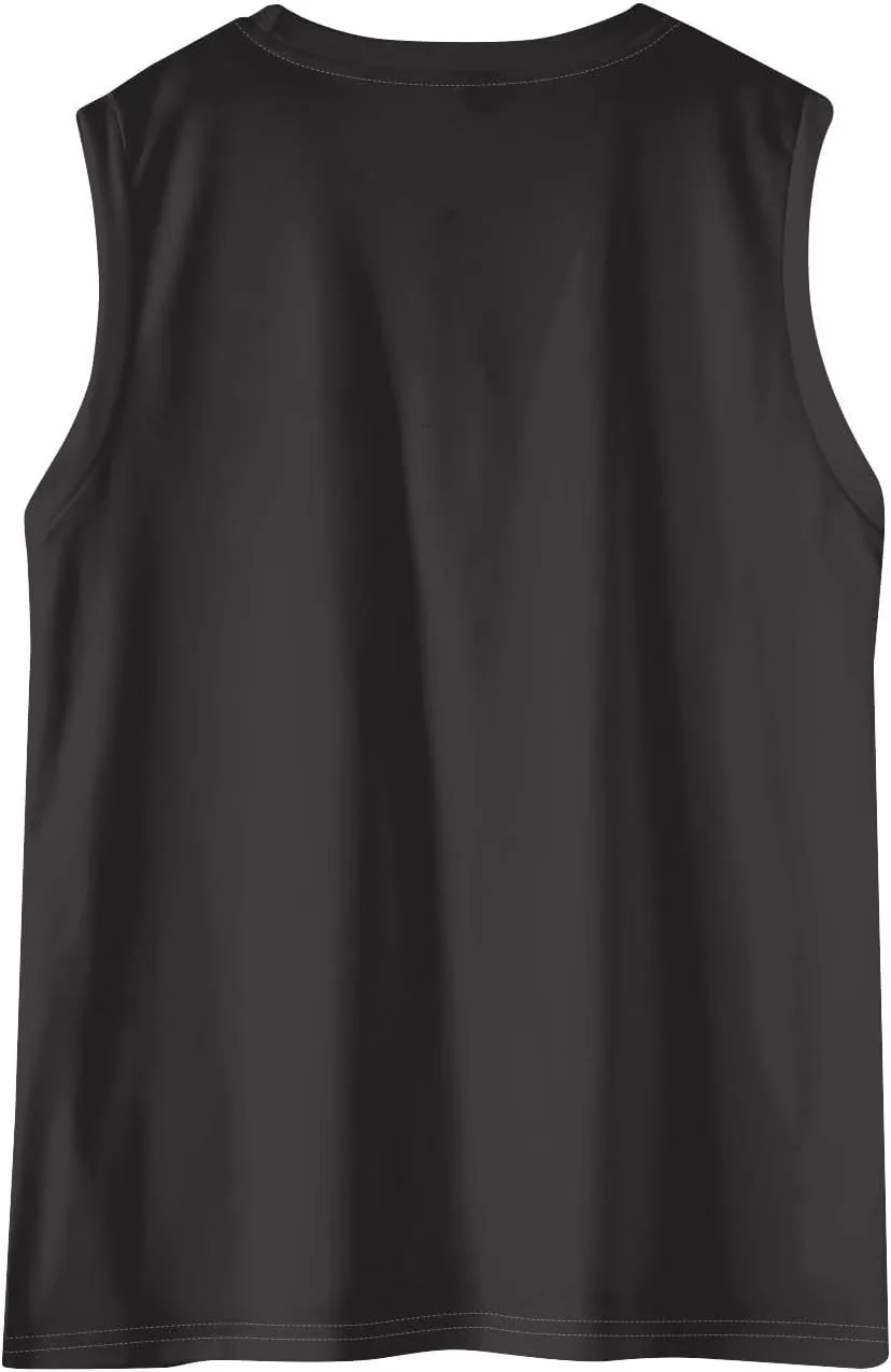 Summer Tank Tops for Women Sleeveless Loose Fit Scoop Neck Tops Comfy Basic Casual Tee Tanks