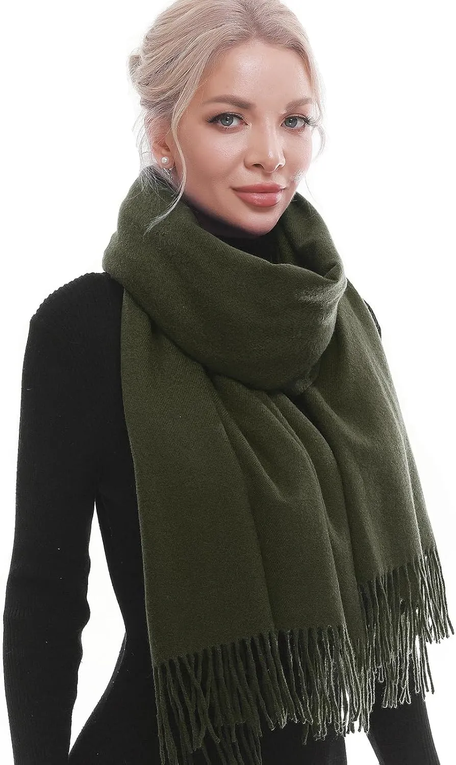SWAT PANY Scarf for Woman Winter Warm Scarves Pashmina Shawls and Wraps Oversized Scarf