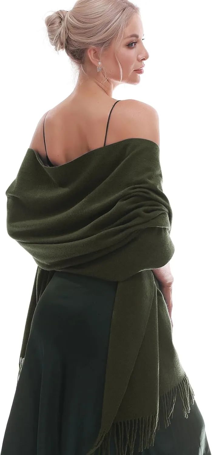 SWAT PANY Scarf for Woman Winter Warm Scarves Pashmina Shawls and Wraps Oversized Scarf