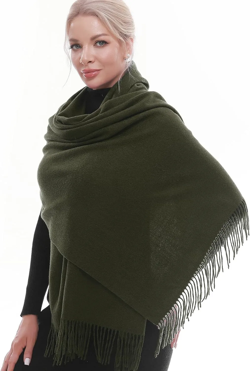 SWAT PANY Scarf for Woman Winter Warm Scarves Pashmina Shawls and Wraps Oversized Scarf
