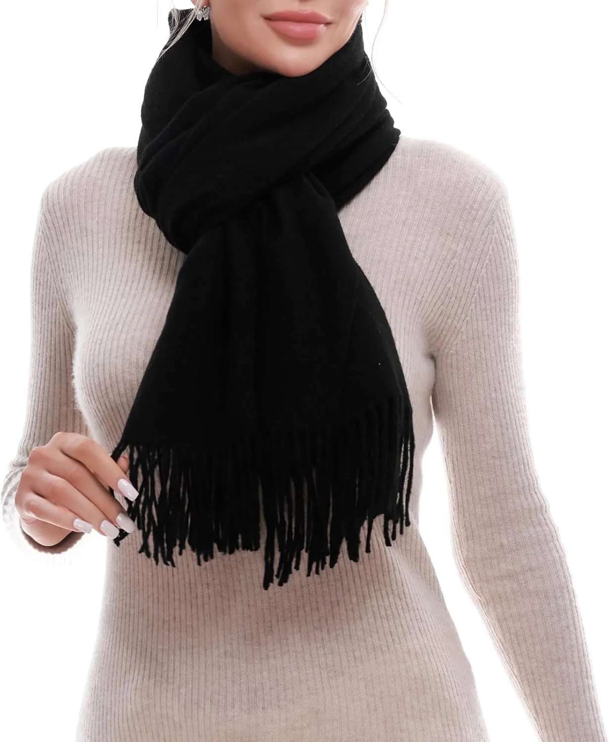 SWAT PANY Scarf for Woman Winter Warm Scarves Pashmina Shawls and Wraps Oversized Scarf