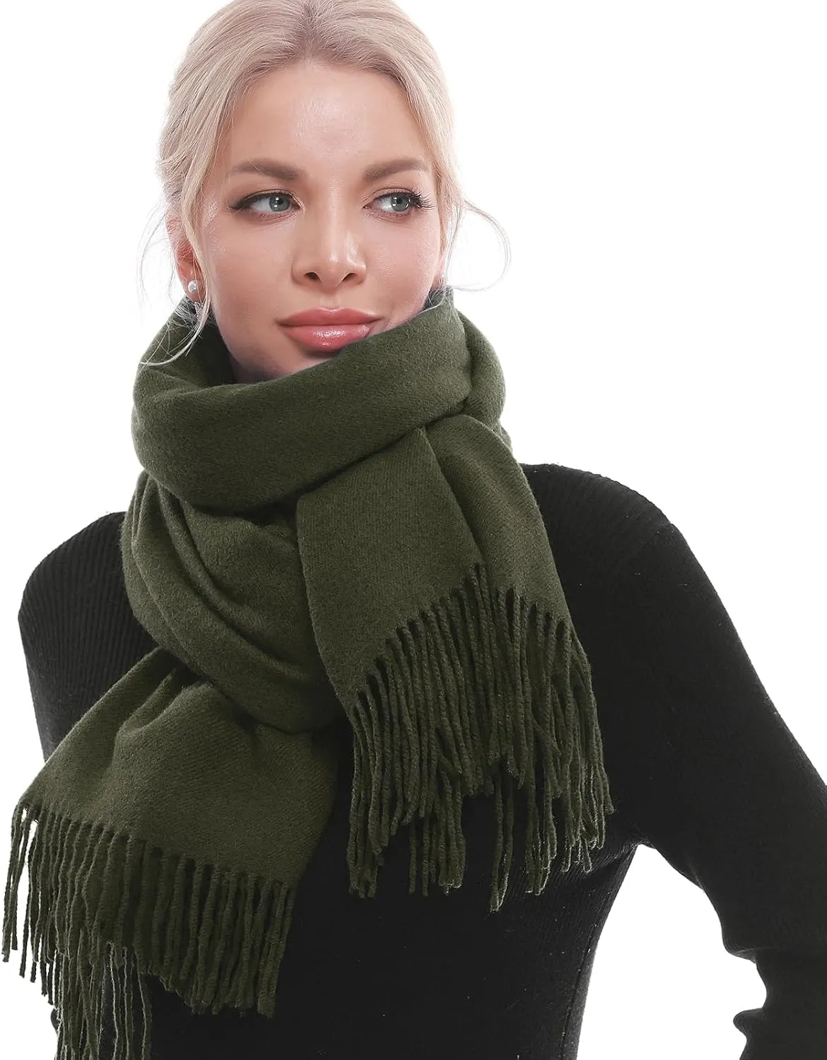 SWAT PANY Scarf for Woman Winter Warm Scarves Pashmina Shawls and Wraps Oversized Scarf