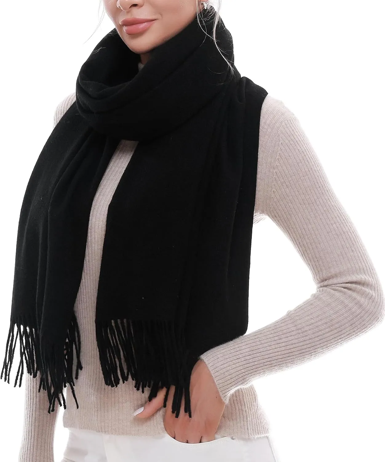 SWAT PANY Scarf for Woman Winter Warm Scarves Pashmina Shawls and Wraps Oversized Scarf