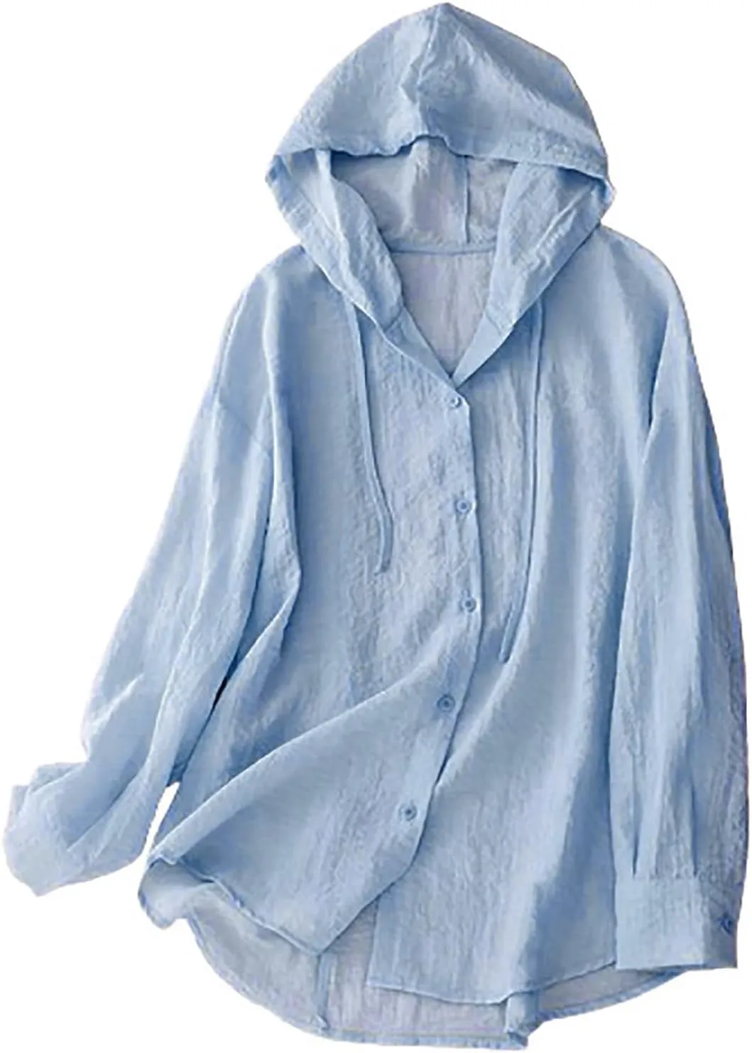 UPF 50  Long Sleeve UV Shirts with Hood Sun Protection Outdoor Cool Quick Dry Fishing Hiking Travel Lightweight Shirt