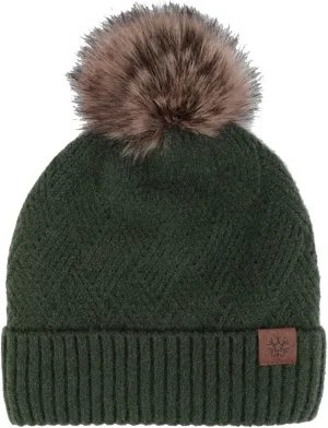 Winter Beanie Hat for Women Warm Ear Knit Hat Outdoor Cute Pom Cover Ears Cap