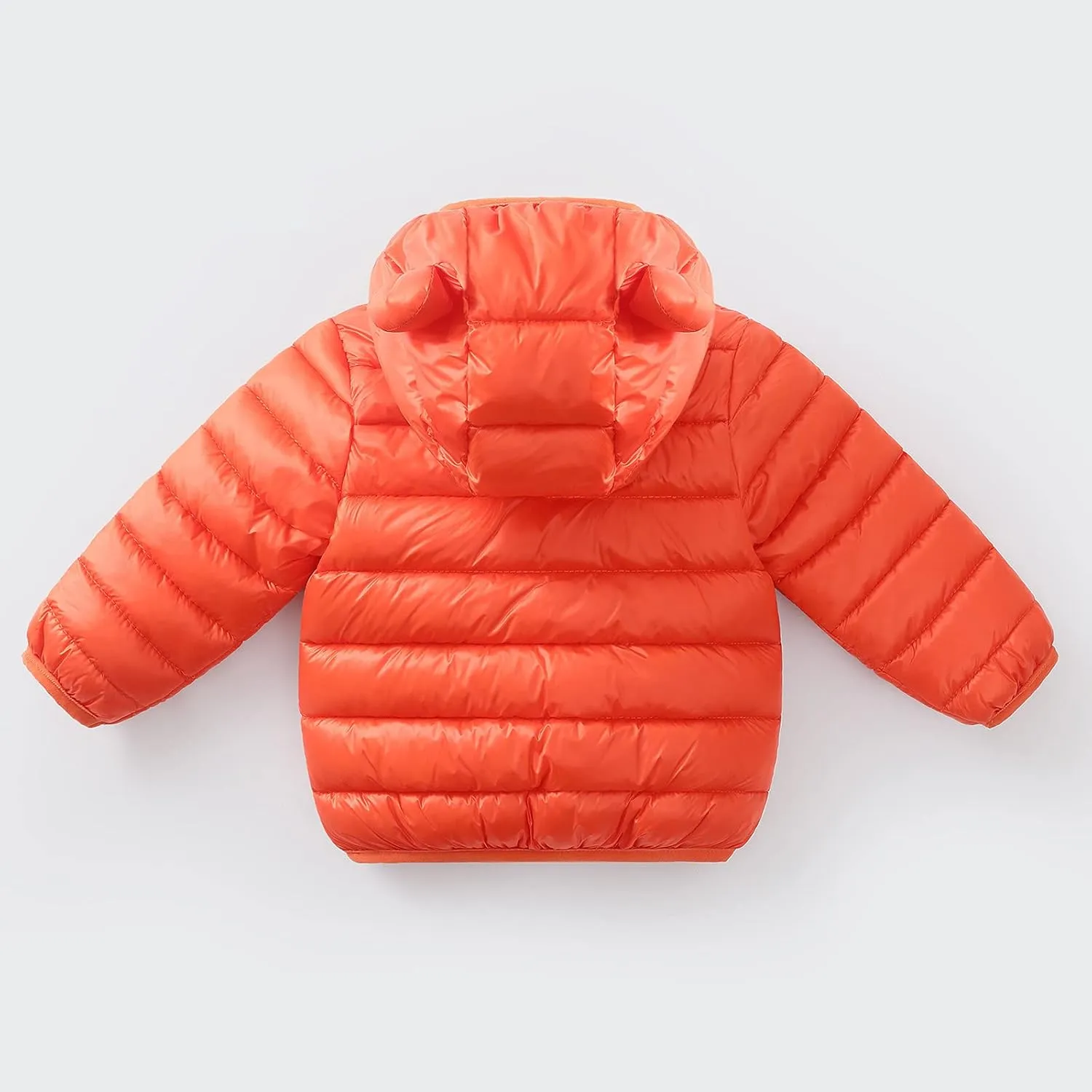 Winter Down Coats for Kids Baby Boys Girls Light Puffer Padded Jacket Toddler Bear Hoods Infant Outerwear
