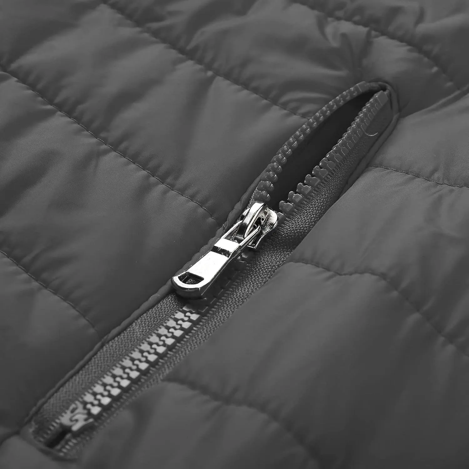 Winter Jackets for Men Zip Up, Mens Puffer Jacket Windproof Lightweight Winter Jackets Warm Coats Insulated Jackets