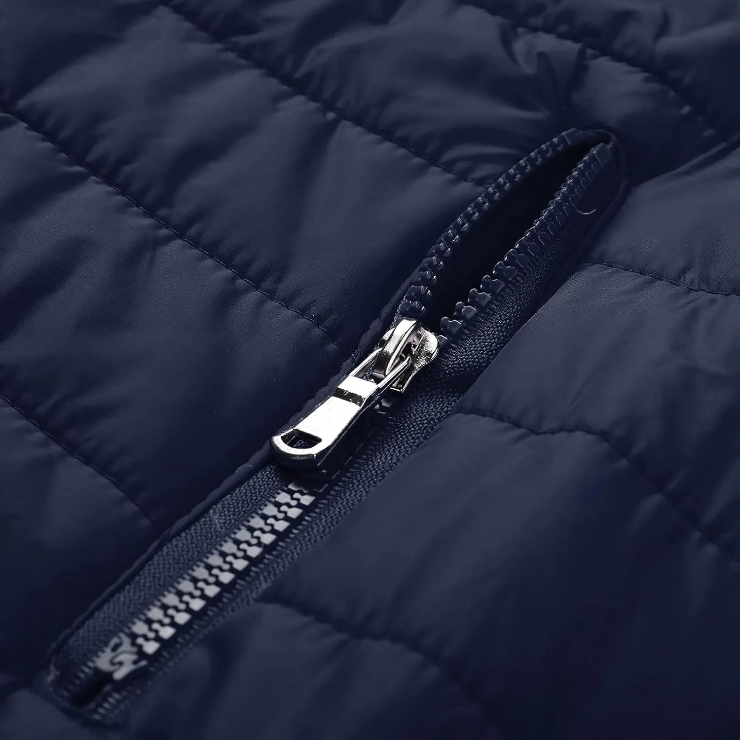 Winter Jackets for Men Zip Up, Mens Puffer Jacket Windproof Lightweight Winter Jackets Warm Coats Insulated Jackets