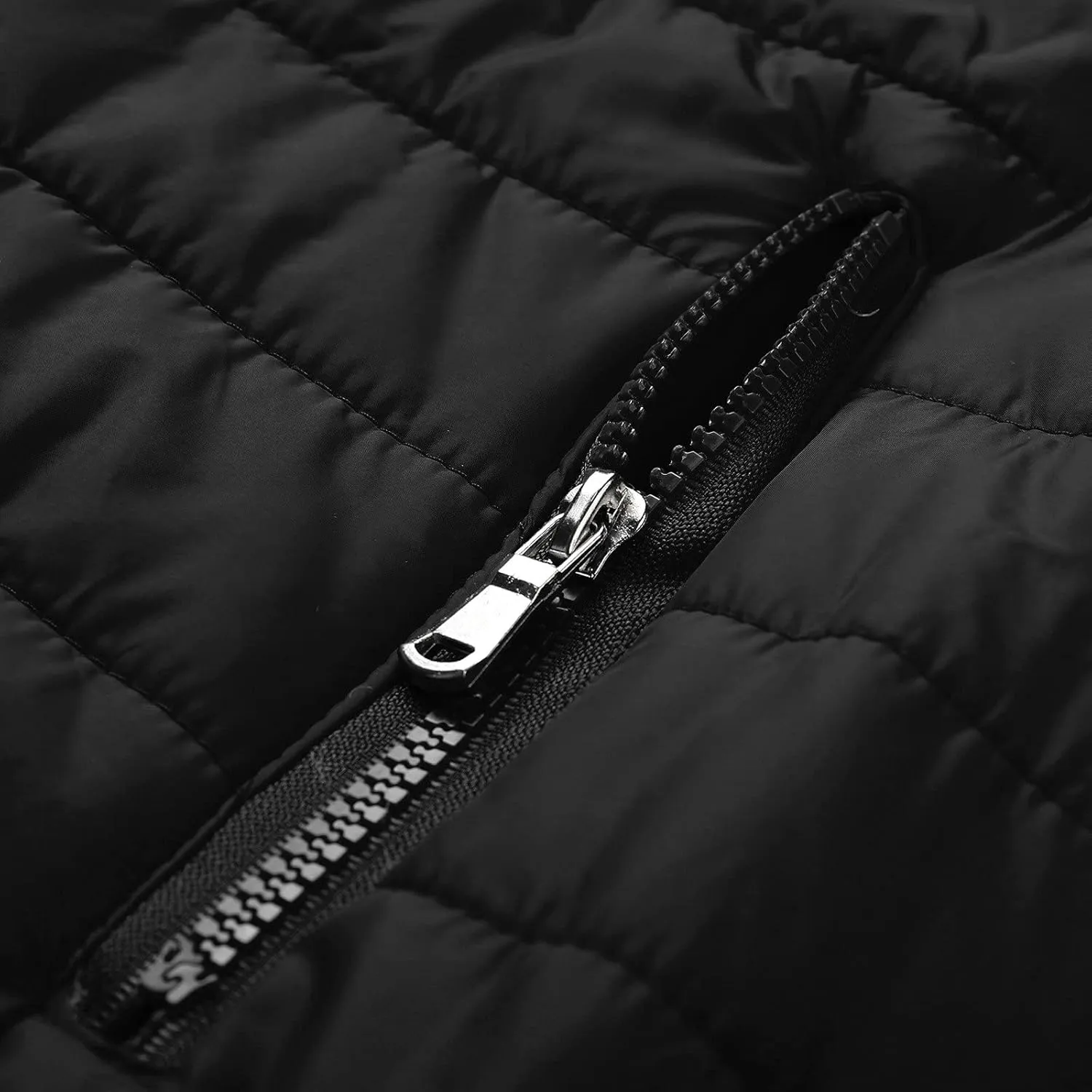 Winter Jackets for Men Zip Up, Mens Puffer Jacket Windproof Lightweight Winter Jackets Warm Coats Insulated Jackets