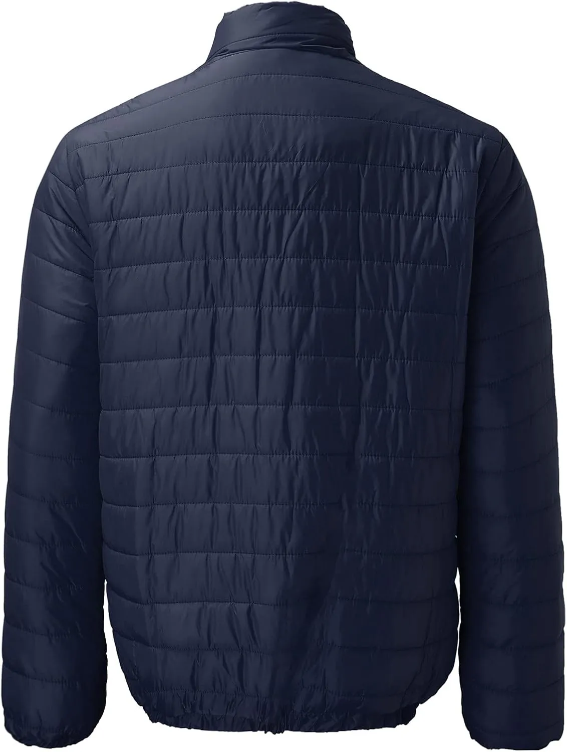 Winter Jackets for Men Zip Up, Mens Puffer Jacket Windproof Lightweight Winter Jackets Warm Coats Insulated Jackets