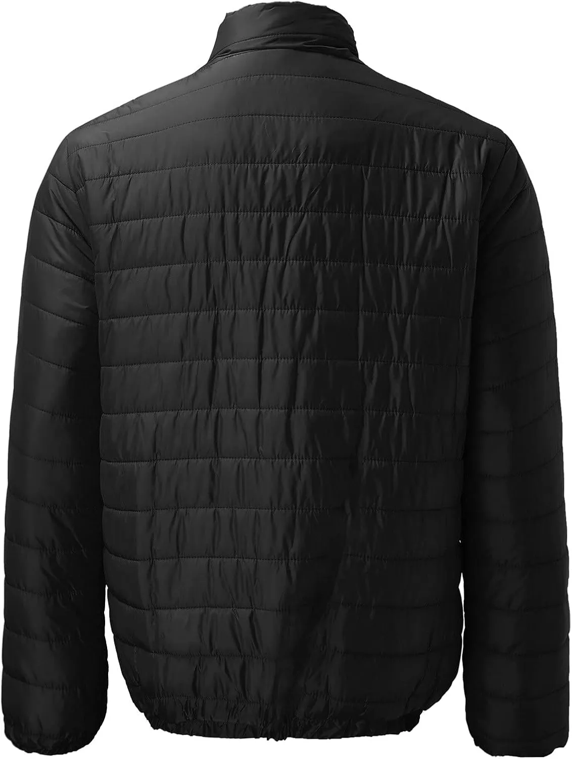 Winter Jackets for Men Zip Up, Mens Puffer Jacket Windproof Lightweight Winter Jackets Warm Coats Insulated Jackets