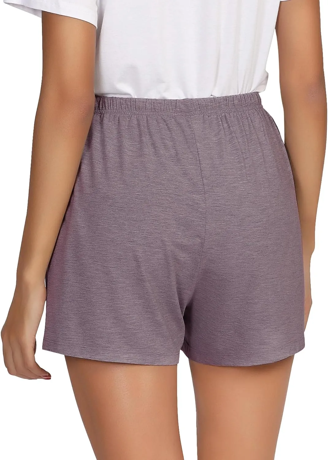 WiWi Bamboo Visose Pajama Shorts for Women Soft Sleep Bottoms Plus Size Lounge Boxers Pj Sleepwear Bottom S-4X