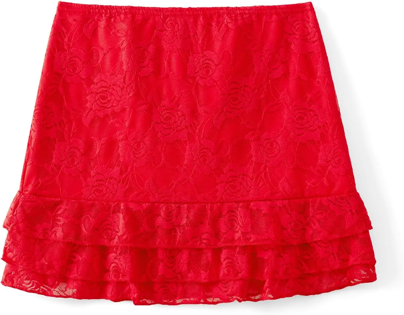 Women Y2k Lace Slip Skirt Low Rise Pleated Mini Skirt A-line Tiered Flowy Ruffle Half Slip Short Skirt Streetwear