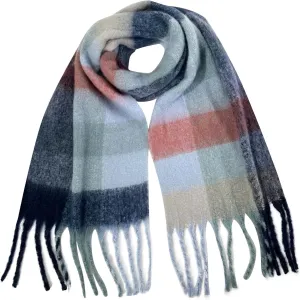 Women's Fashion Scarves Long Cashmere Like Shawl Winter Warm Knit Large Tassel Plaid Scarf Soft Warm Blanket Wrap