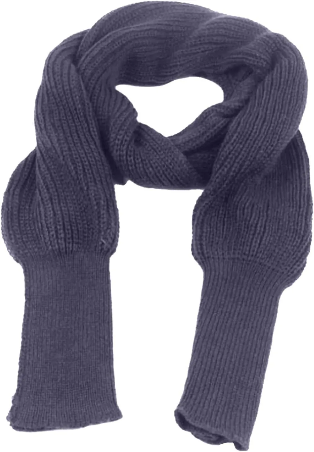 Womens Knit Sweater Tops Scarf Winter Cable Wrap Shawl Scarf with Sleeves Chunky Long Warm Crochet Scarves