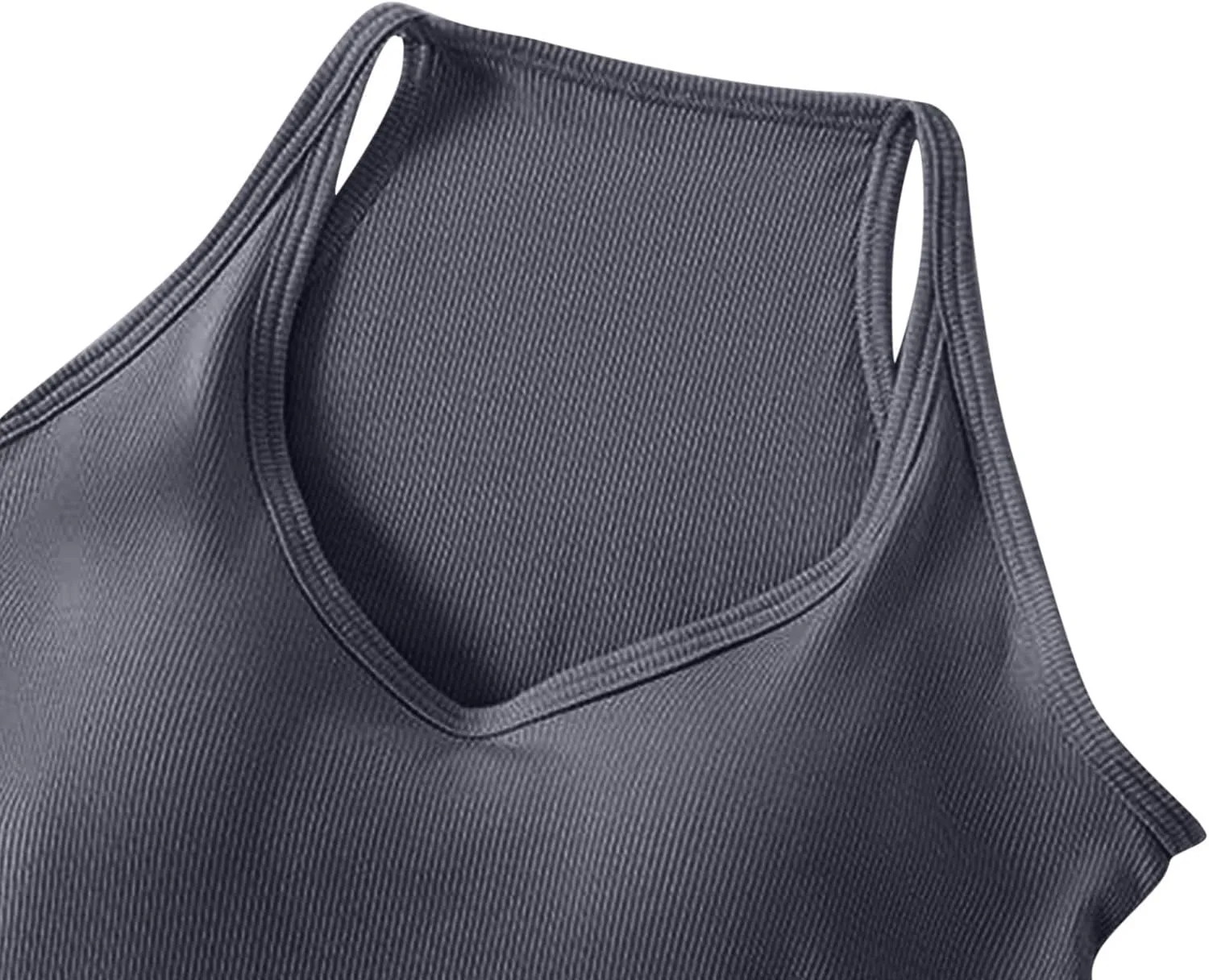 Women's Lounge Camisole Tank Tops Spaghetti Strap Rugular Fit Smooth Soft Athletic Workout Deep V Neck Tanks Shirts