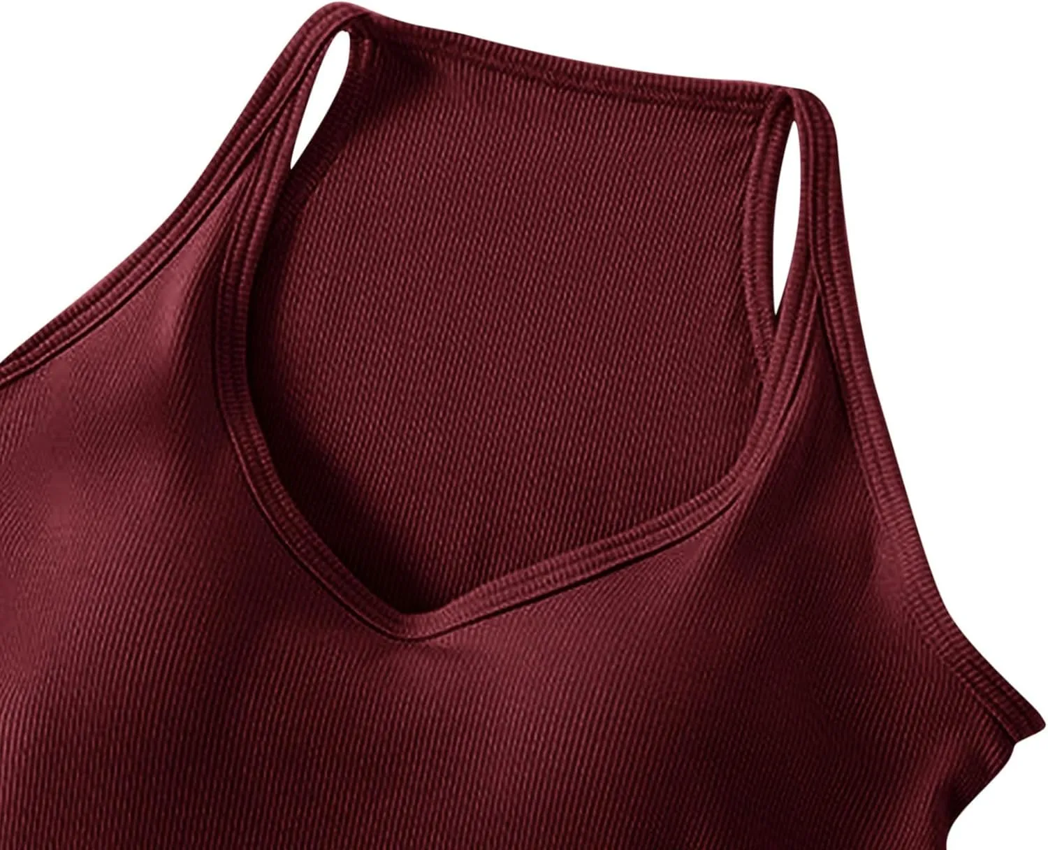 Women's Lounge Camisole Tank Tops Spaghetti Strap Rugular Fit Smooth Soft Athletic Workout Deep V Neck Tanks Shirts