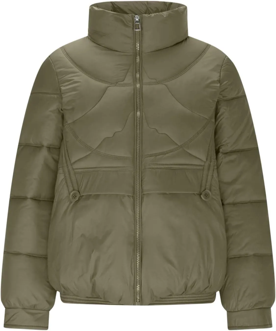 Women's Quilted Lightweight Jackets Fashion Solid Puffer Jackets Coats Winter Warm Down Jackets Puffy Bubble Outerwear
