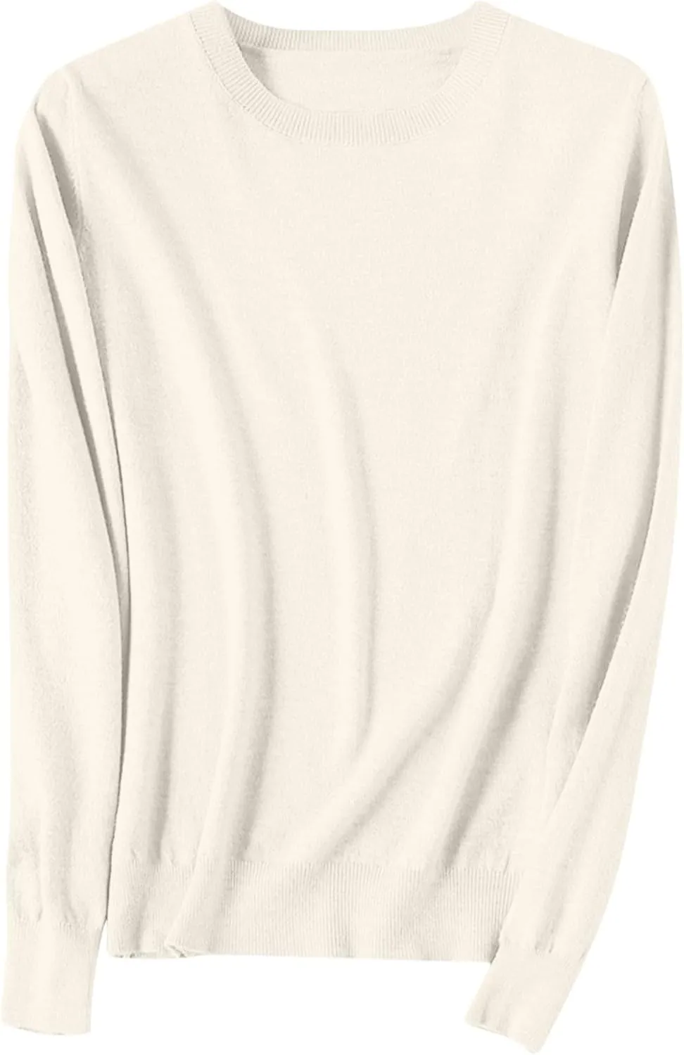 Women's Sweaters Crewneck Vintage Comfort Ribbed Knitted Sweaters Casual Loose Cozy Fitted Pullover 2024 Fall Winter Clothes