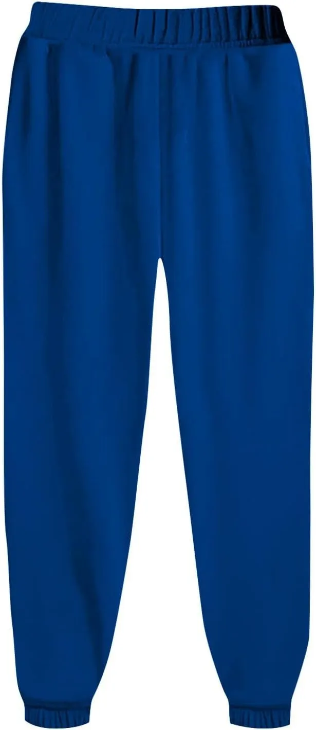 Womens Sweatpants Solid Casual Cute Drawstring Comfort Joggers High Waisted Running Comfy Pants Trousers