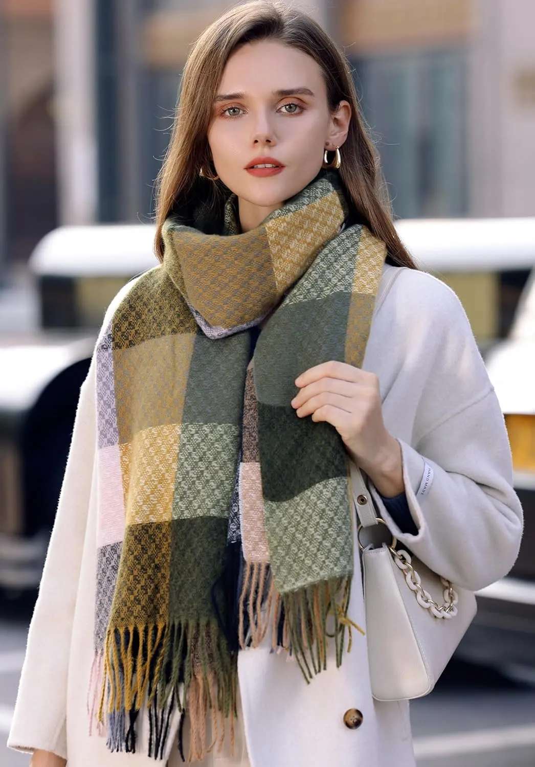 Women's Winter Scarf Fashion Pashmina Shawls and Wraps Soft Warm Long Large Scarf