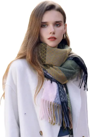 Women's Winter Scarf Fashion Pashmina Shawls and Wraps Soft Warm Long Large Scarf