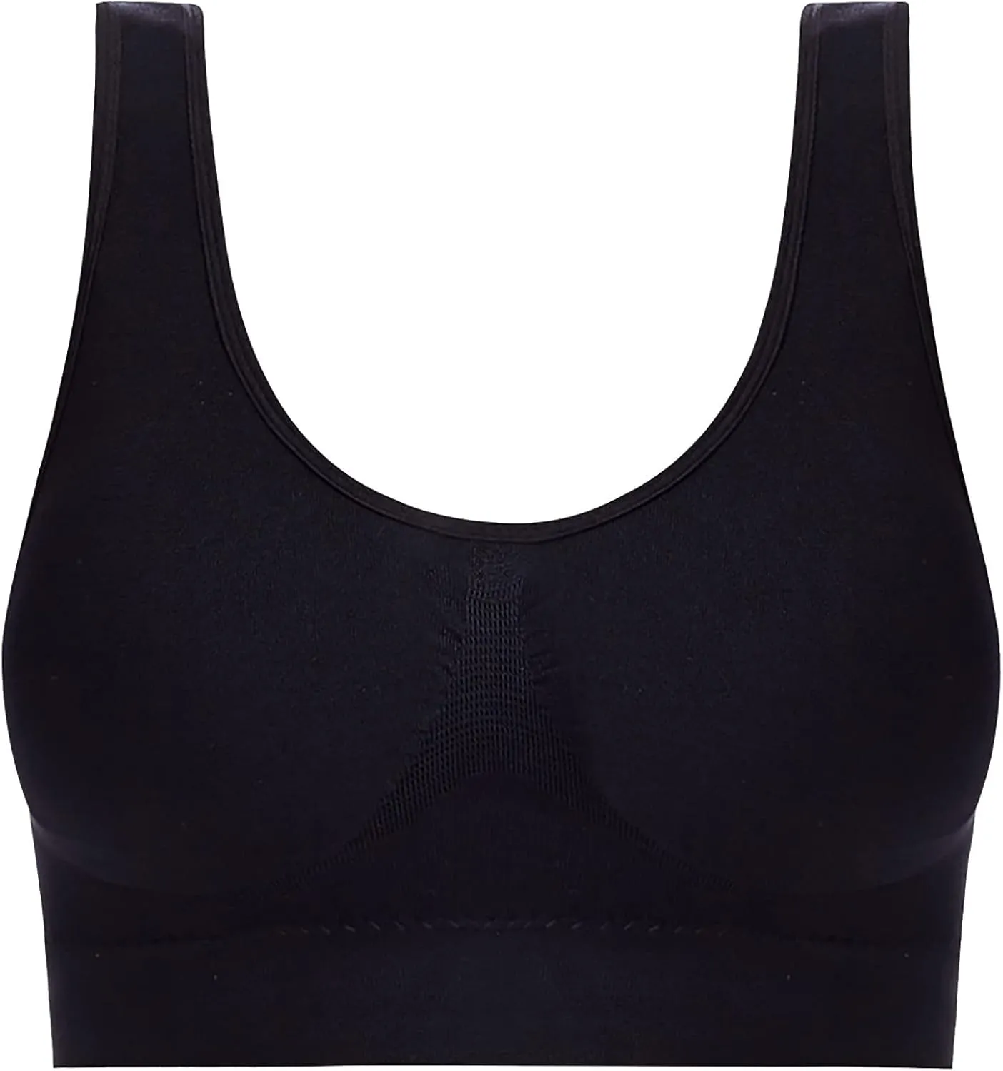 Womens Wireless Full Coverage Bra Everyday Comfort Padded Workout Sleep Bralette