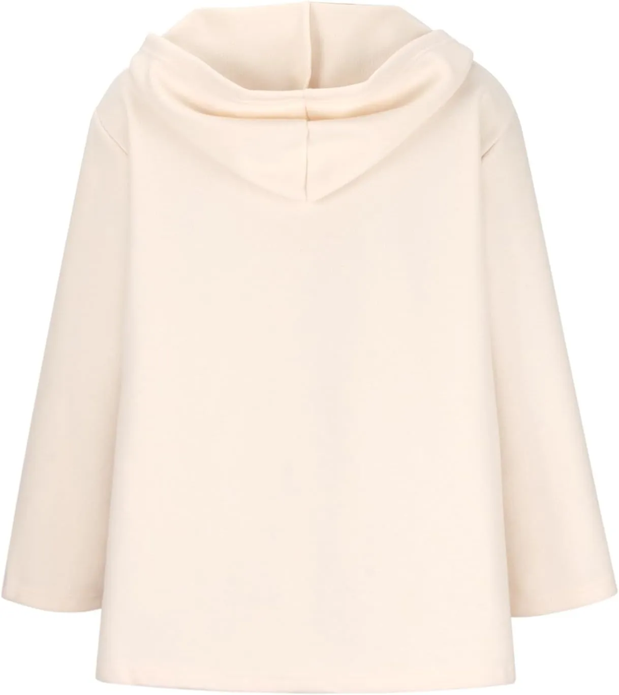 Womens Wool Blend Coats Warm Winter Coats Hooded Classic Casual Long Sleeve Open Front Cardigan Oversized Trench Coats