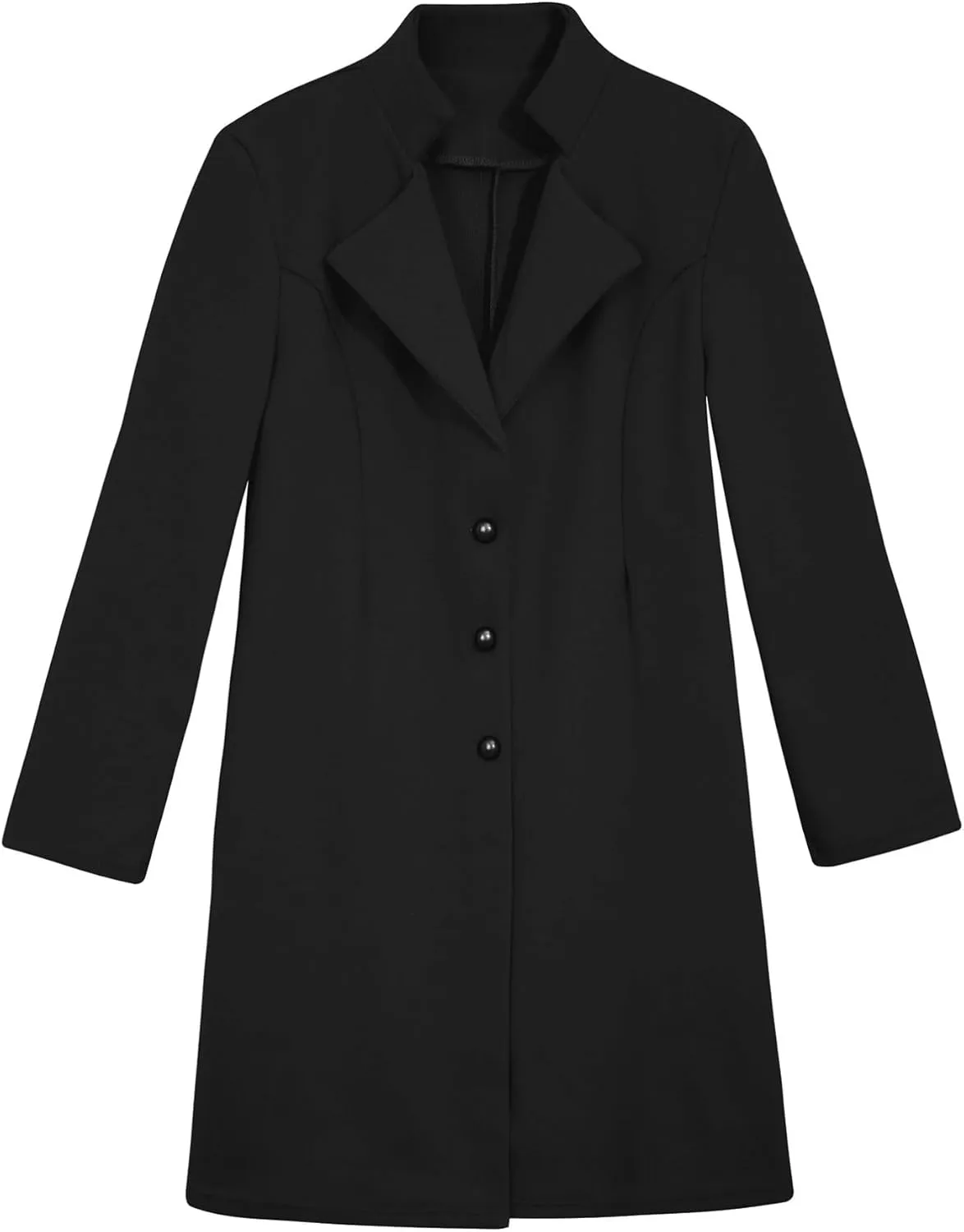 Womens Wool Blend Trech Coat Winter Coats Mid Long Wool Coats Oversized Trench Coats Jackets