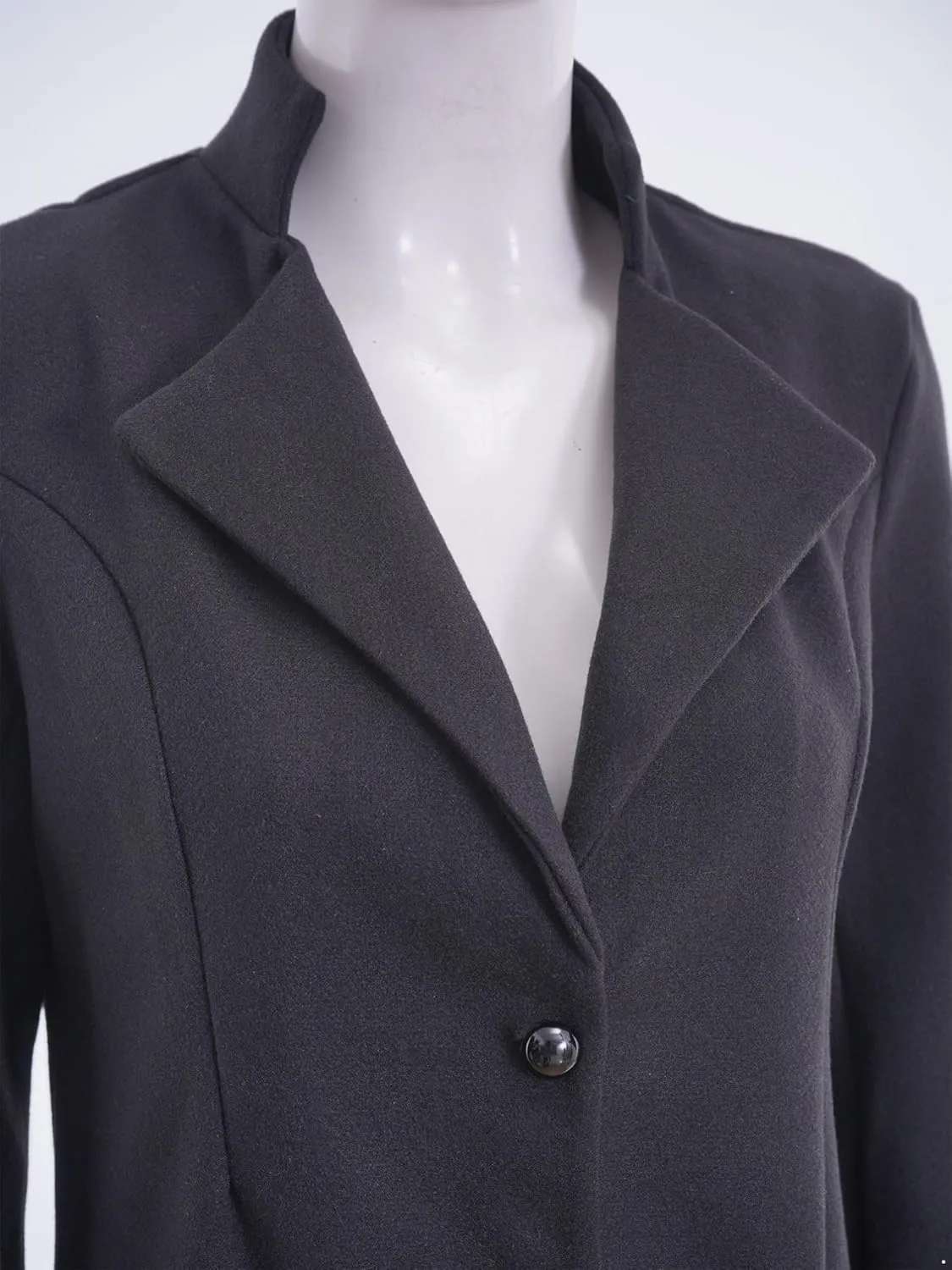 Womens Wool Blend Trech Coat Winter Coats Mid Long Wool Coats Oversized Trench Coats Jackets
