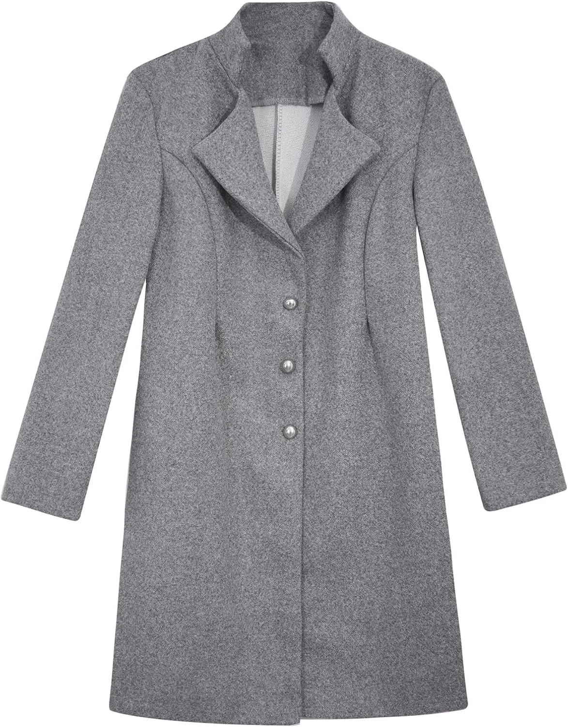 Womens Wool Blend Trech Coat Winter Coats Mid Long Wool Coats Oversized Trench Coats Jackets