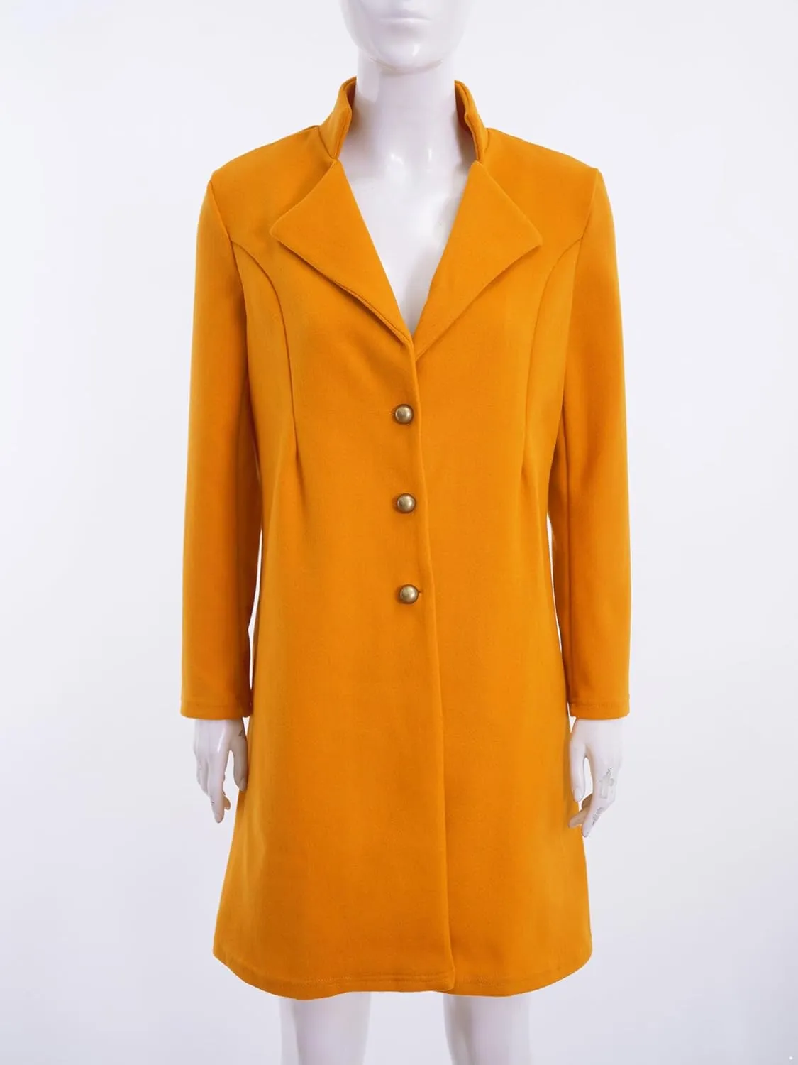 Womens Wool Blend Trech Coat Winter Coats Mid Long Wool Coats Oversized Trench Coats Jackets