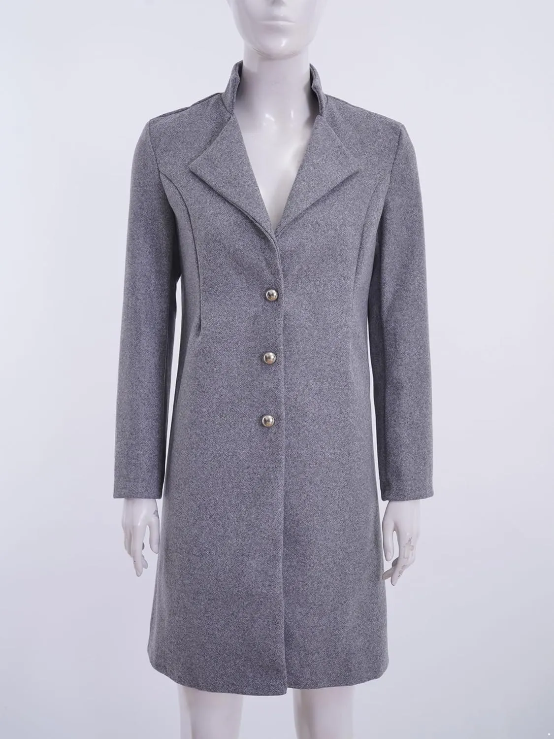Womens Wool Blend Trech Coat Winter Coats Mid Long Wool Coats Oversized Trench Coats Jackets