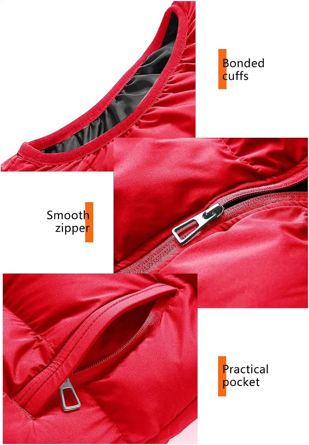 Ymosrh Mens Casual Winter Vest Lightweight Water Resistant Quilted Hooded Puffer Vest Jacket Fall Coat with Hood, S-2XL