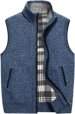 Ymosrh Men's Puffer Vest Packable Golf Vest Warm Outdoor Sleeveless Jacket for Hiking Travel Running Casual Vest, M-4XL